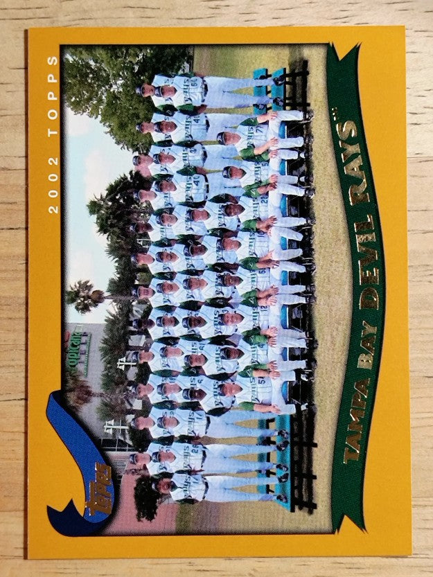 2002 Topps #668 Tampa Bay Devil Rays TC