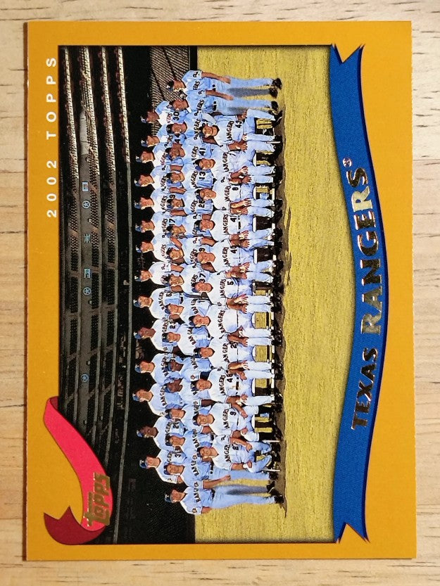 2002 Topps #669 Texas Rangers TC
