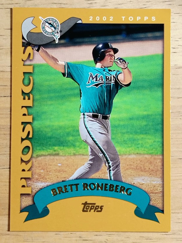 2002 Topps #677 Brett Roneberg PROS RC