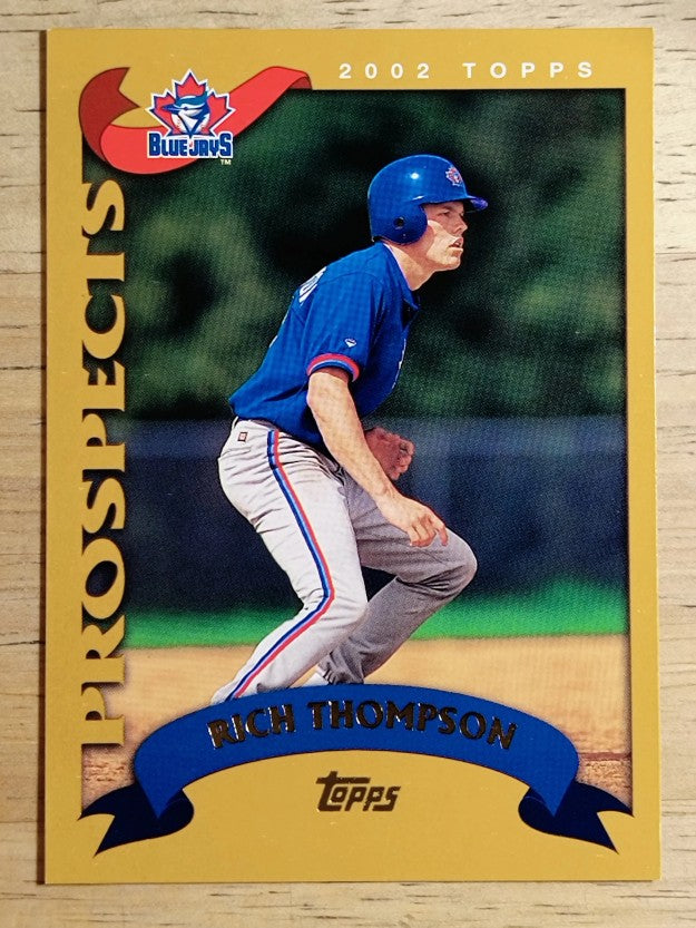 2002 Topps #689 Rich Thompson PROS RC