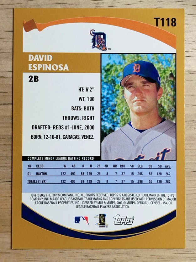 2002 Topps Traded #T118 David Espinosa