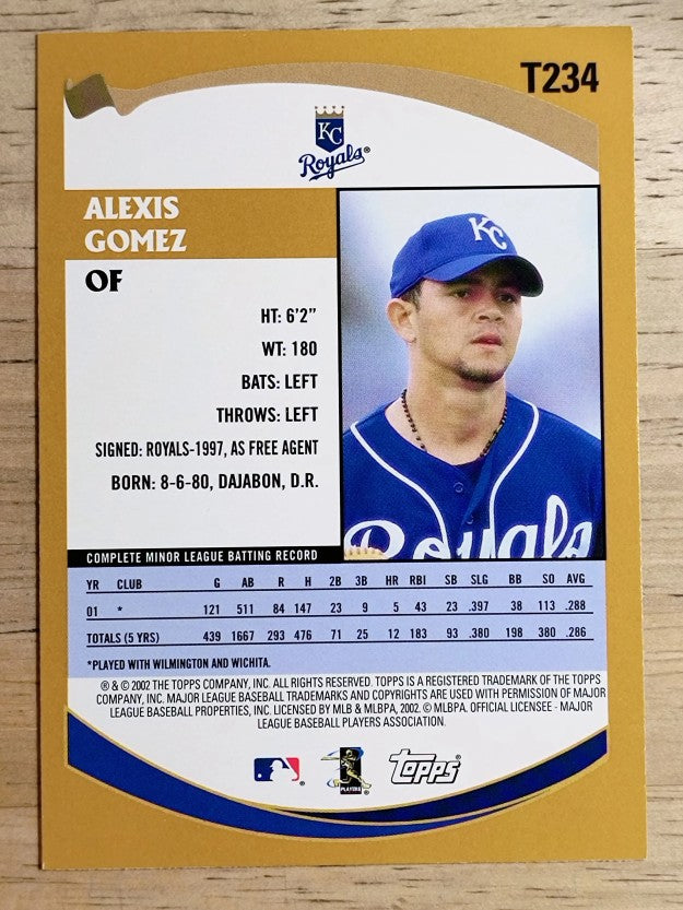 2002 Topps Traded #T234 Alexis Gomez