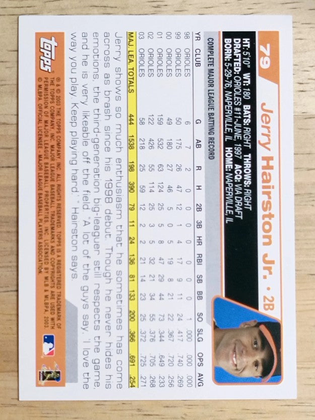 2004 Topps #79 Jerry Hairston Jr.
