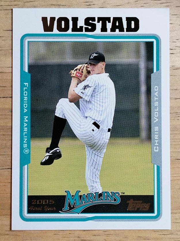 2005 Topps Factory Set Draft Picks Bonus #3 Chris Volstad (EXMT)