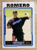 2005 Topps Factory Set Draft Picks Bonus #4 Ricky Romero (NM)