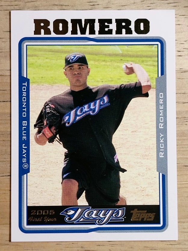 2005 Topps Factory Set Draft Picks Bonus #4 Ricky Romero (NM)