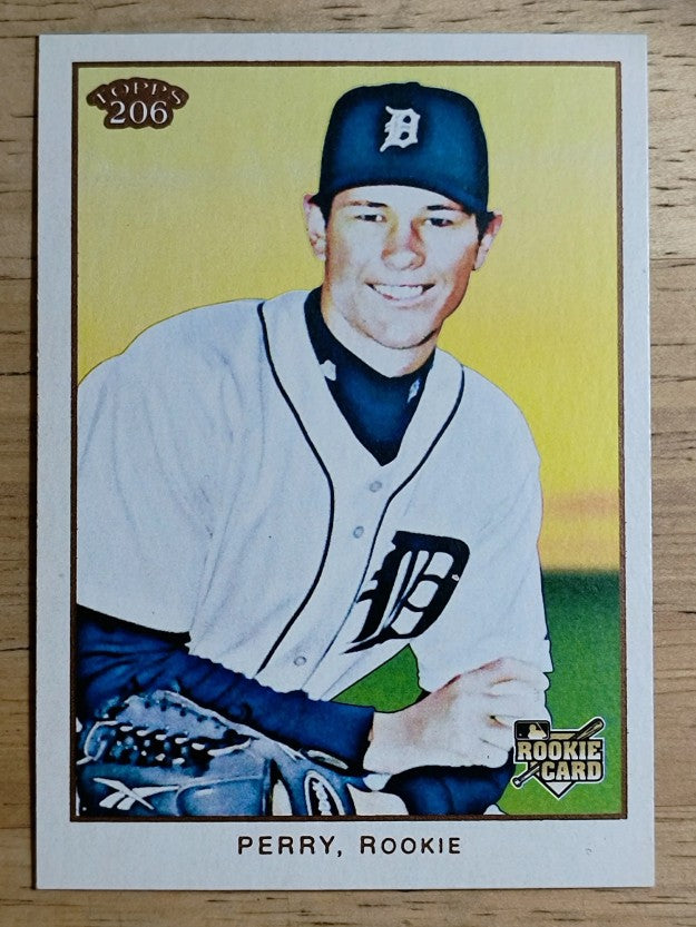 2009 Topps 206 #87b Ryan Perry VAR SP