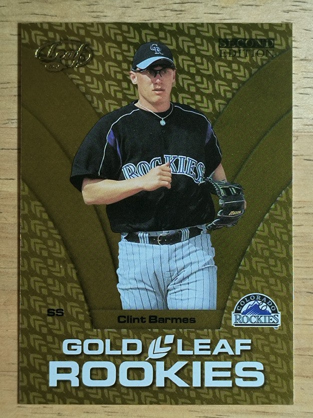 2004 Leaf Gold Rookies #7 Clint Barmes