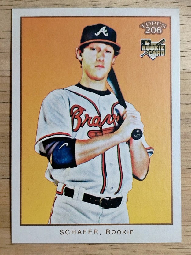 2009 Topps 206 #117 Jordan Schafer