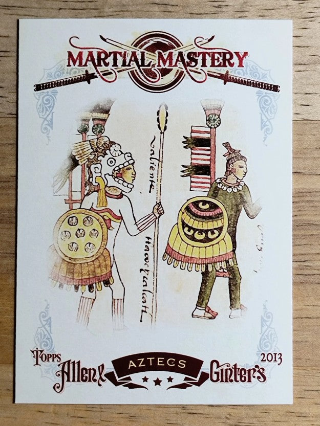 2013 Topps Allen and Ginter Martial Mastery #AZ Aztecs