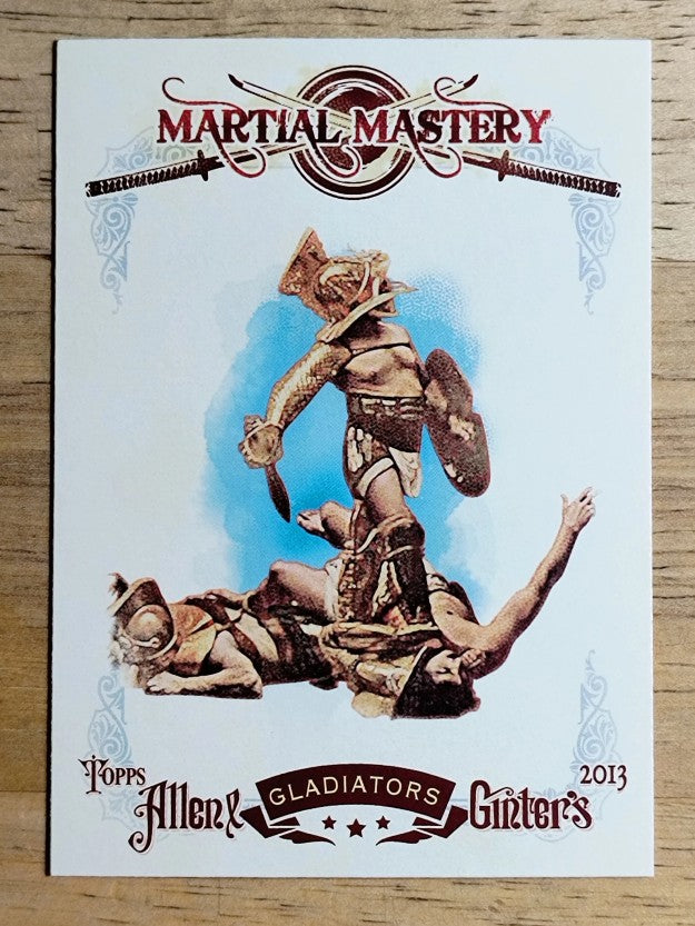 2013 Topps Allen and Ginter Martial Mastery #GD Gladiators