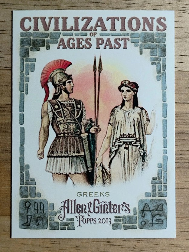 2013 Topps Allen and Ginter Civilizations of Ages Past #GRK Greeks