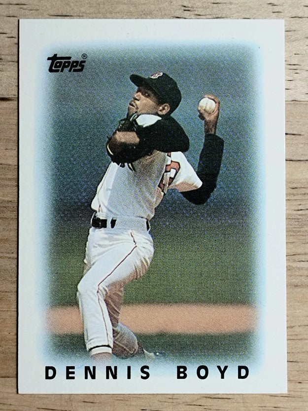 1986 Topps Mini Leaders #4 Dennis Boyd