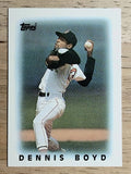 1986 Topps Mini Leaders #4 Dennis Boyd