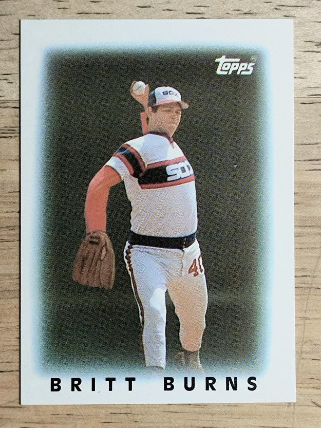 1986 Topps Mini Leaders #10 Britt Burns