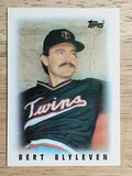 1986 Topps Mini Leaders #23 Bert Blyleven