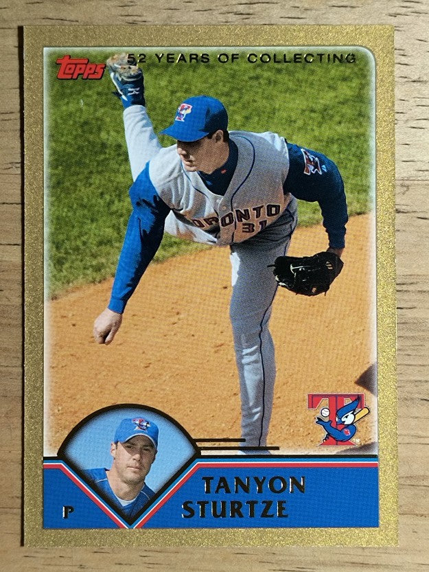 2003 Topps Traded Gold #T3 Tanyon Sturtze