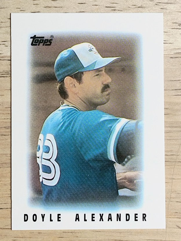 1986 Topps Mini Leaders #34 Doyle Alexander
