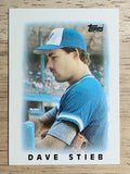 1986 Topps Mini Leaders #36 Dave Stieb