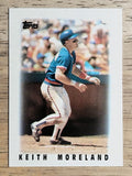 1986 Topps Mini Leaders #38 Keith Moreland