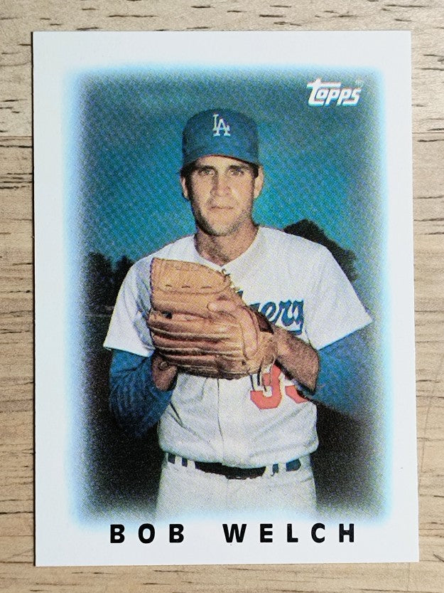 1986 Topps Mini Leaders #48 Bob Welch