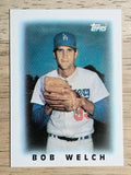 1986 Topps Mini Leaders #48 Bob Welch