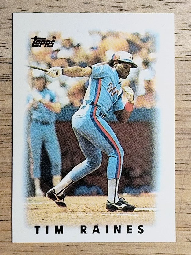 1986 Topps Mini Leaders #49 Tim Raines