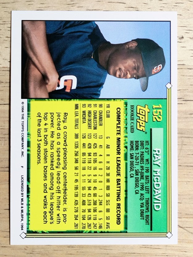 1994 Topps #152 Ray McDavid