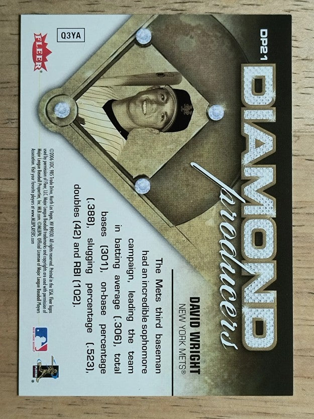 2006 Ultra Diamond Producers #DP21 David Wright