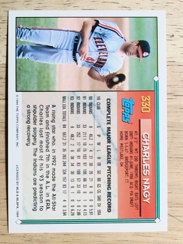 1994 Topps #330 Charley Nagy