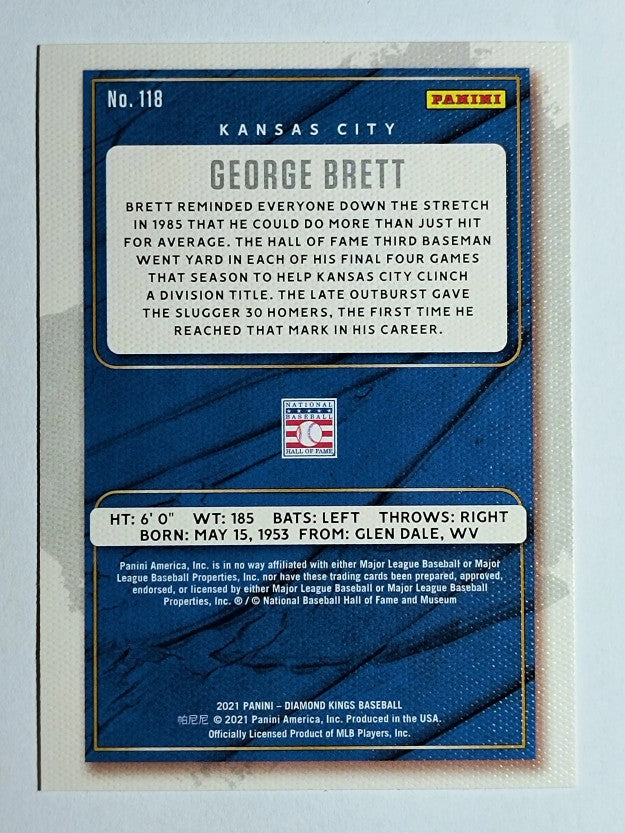 2021 Diamond Kings #118 George Brett SP