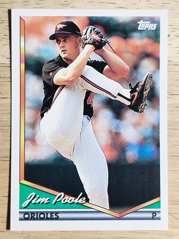1994 Topps #449 Jim Poole