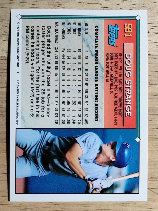 1994 Topps #591 Doug Strange