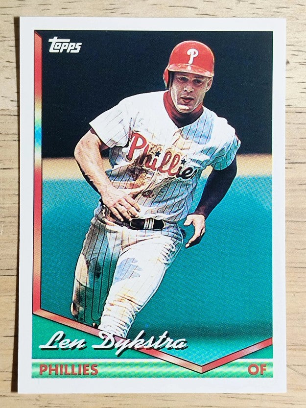 1994 Topps #635 Len Dykstra
