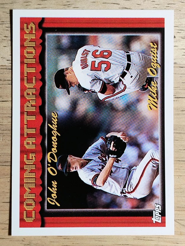 1994 Topps #763 John O'Donoghue/Mike Oquist