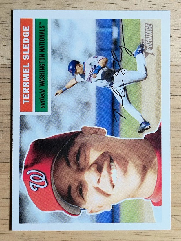 2005 Topps Heritage #337 Terrmel Sledge