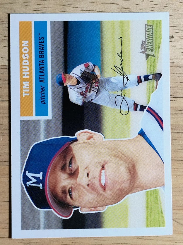 2005 Topps Heritage #353B Tim Hudson Milw Cap SP (NM)