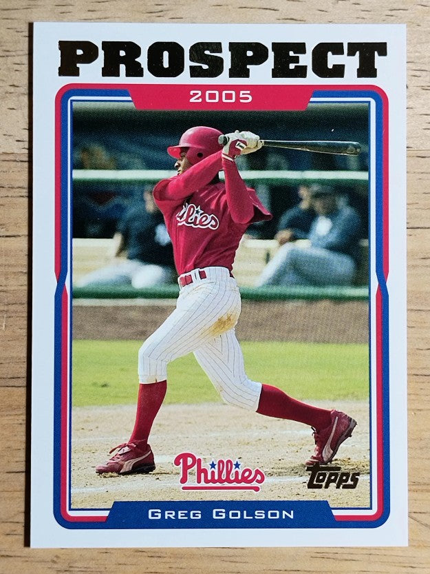 2005 Topps Update #100 Greg Golson PROS