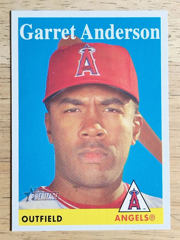 2007 Topps Heritage #165 Garret Anderson