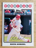 2008 Topps #4 Rick Ankiel