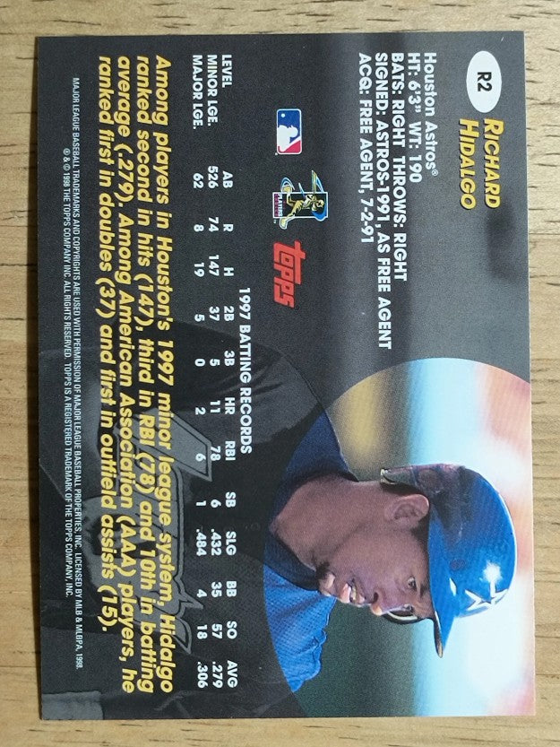 1998 Topps Chrome Rookie Class #R2 Richard Hidalgo (NM)