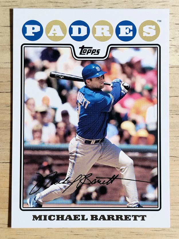 2008 Topps #213 Michael Barrett