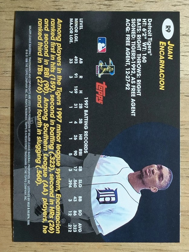 1998 Topps Chrome Rookie Class #R9 Juan Encarnacion