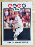 2008 Topps #315 David Weathers