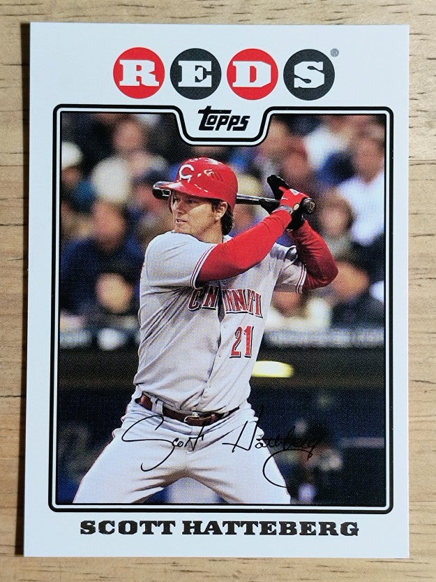 2008 Topps #316 Scott Hatteberg