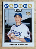 2008 Topps #389 Callix Crabbe