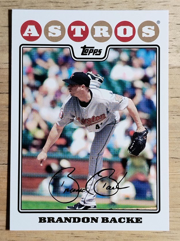 2008 Topps #421 Brandon Backe