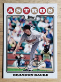 2008 Topps #421 Brandon Backe