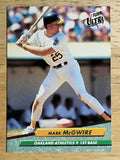 1992 Ultra #115 Mark McGwire