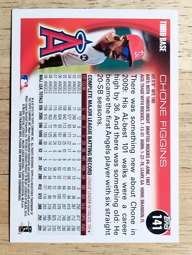 2010 Topps #141 Chone Figgins